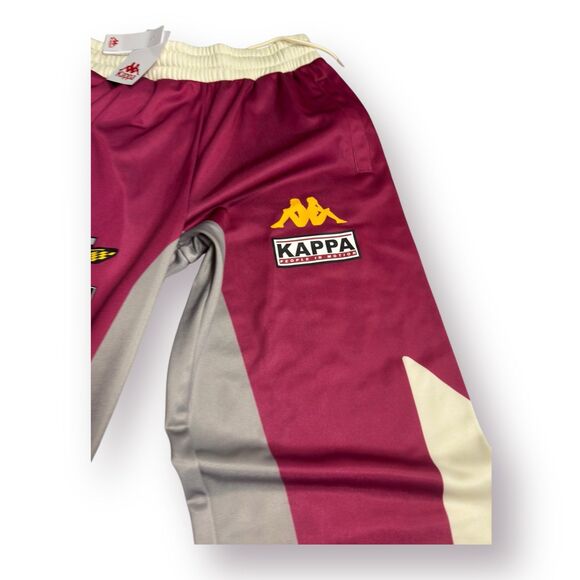 Kappa Red Burgundy Dream Trackpants Size Medium Pants Retro 361K6WW-A3I Rare New - Picture 2 of 6